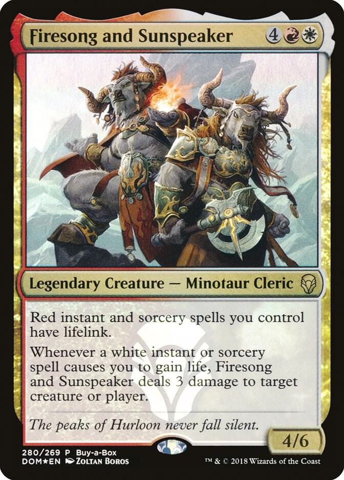 Firesong and Sunspeaker 280/269 (Buy-A-Box Promos)  - Foil | Good Games Modbury