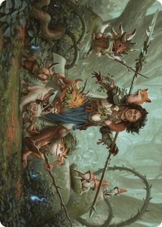 Ellivere of the Wild Court Art Card 49 (Art Series: Wilds of Eldraine)  | Good Games Modbury