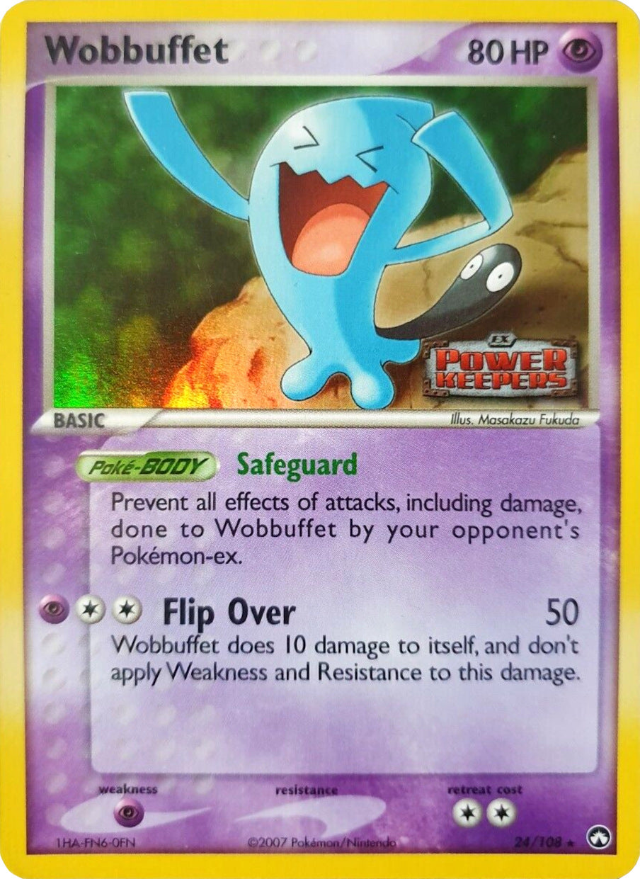 Wobbuffet (24/108) (Stamped) [EX: Power Keepers] | Good Games Modbury