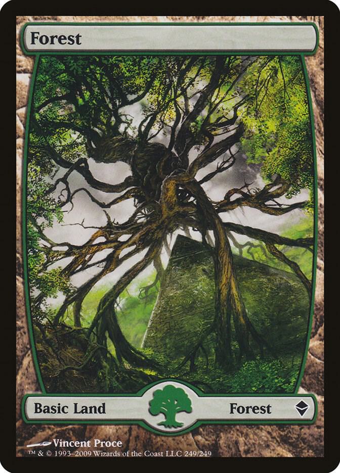 Forest 249 (Zendikar)  - Full Art | Good Games Modbury