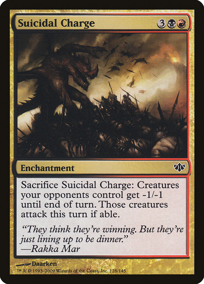 Suicidal Charge 128/145 (Conflux)  - Foil | Good Games Modbury