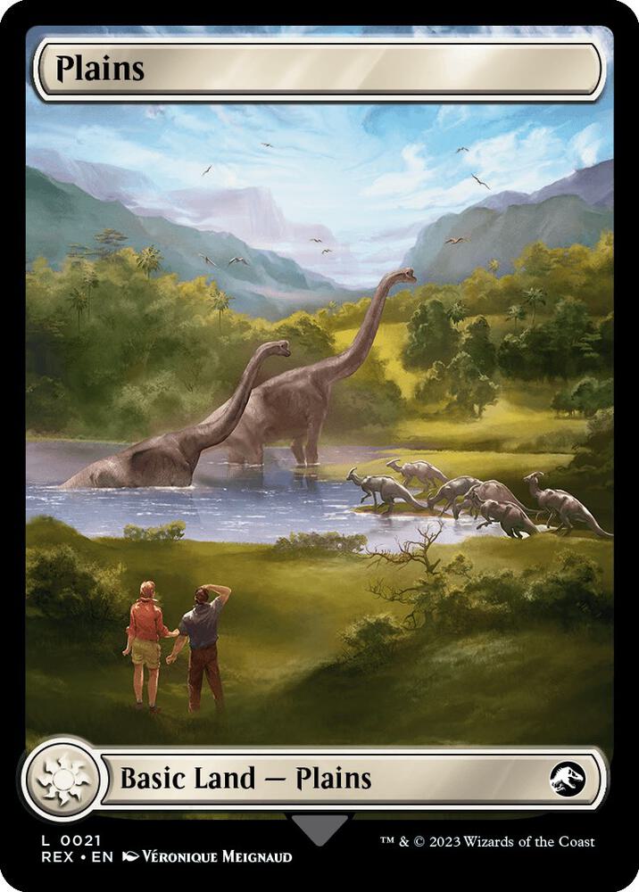 Plains 21 (Universes Beyond: Jurassic World Collection)  - Full Art | Good Games Modbury