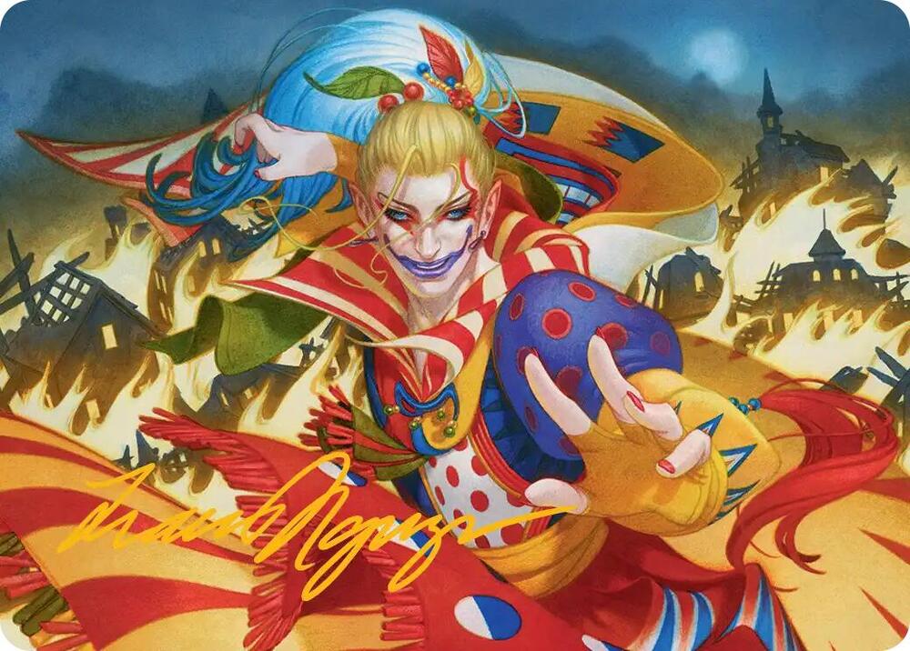 Ruinous Ultimatum Art Card Gold Stamped Signature 33 (Art Series: FINAL FANTASY)  | Good Games Modbury