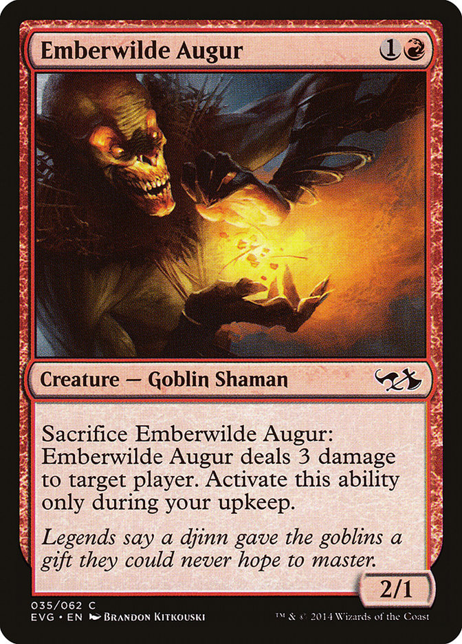 Emberwilde Augur (Elves vs. Goblins) [Duel Decks Anthology] | Good Games Modbury