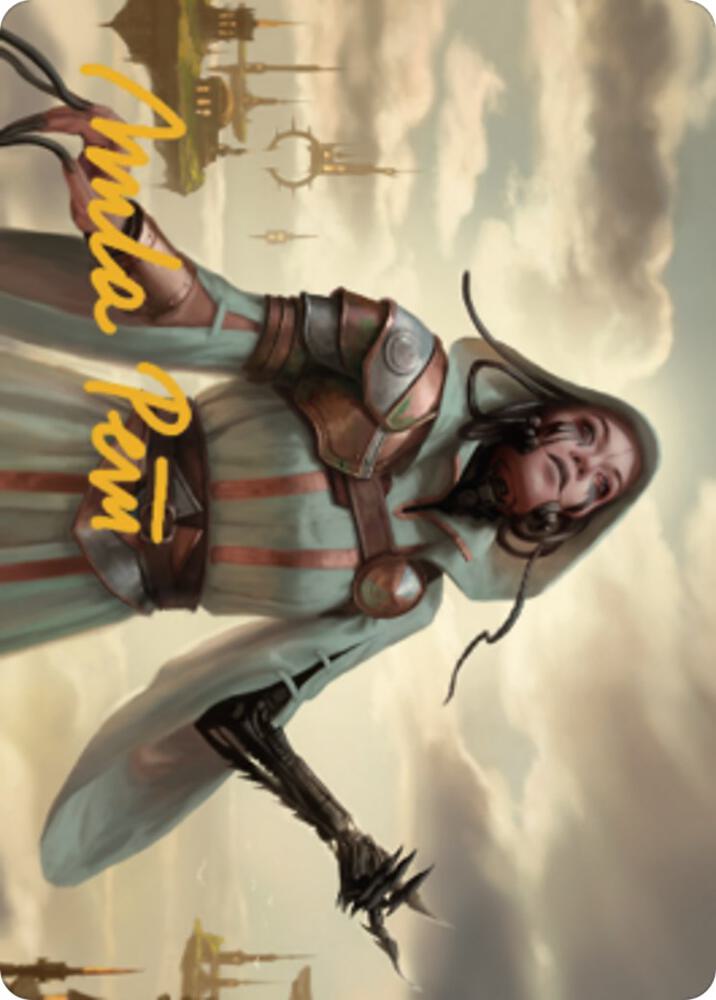 Phyrexian Missionary Art Card Gold Stamped Signature 11 (Art Series: Dominaria United)  | Good Games Modbury