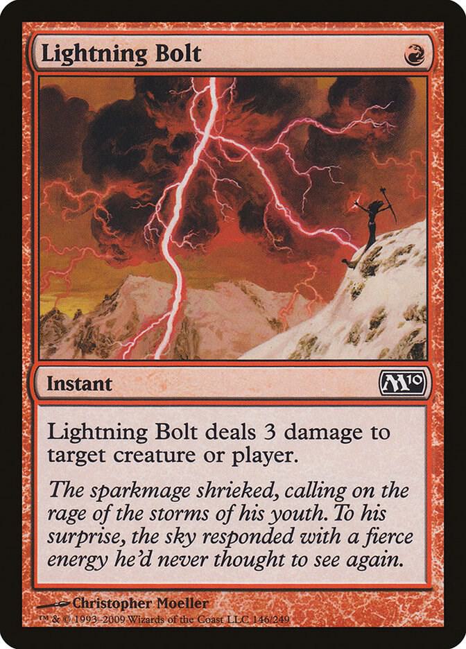 Lightning Bolt 146/249 (Magic 2010 (M10))  - Foil | Good Games Modbury