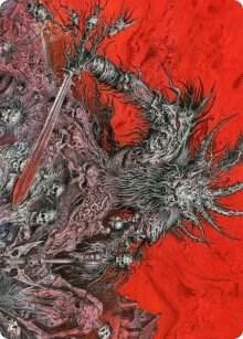 Varragoth Bloodsky Sire Art Card 78 (Art Series: Kaldheim)  | Good Games Modbury