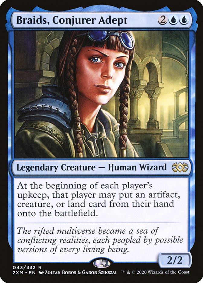 Braids, Conjurer Adept [Double Masters] | Good Games Modbury