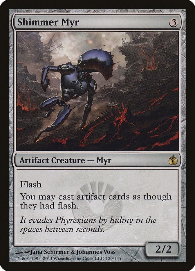 Shimmer Myr 129/155 (Mirrodin Besieged)  - Foil | Good Games Modbury