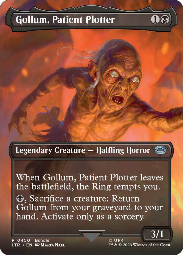 Gollum Patient Plotter Borderless LTR Bundle 450/281 (Unique and Miscellaneous Promos)  | Good Games Modbury
