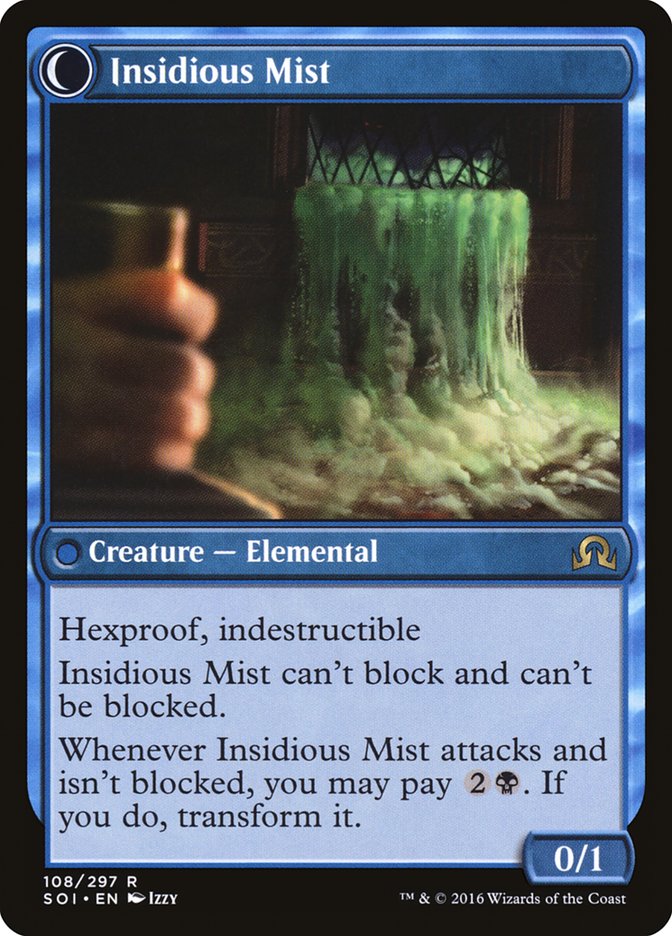 Elusive Tormentor // Insidious Mist [Shadows over Innistrad] | Good Games Modbury