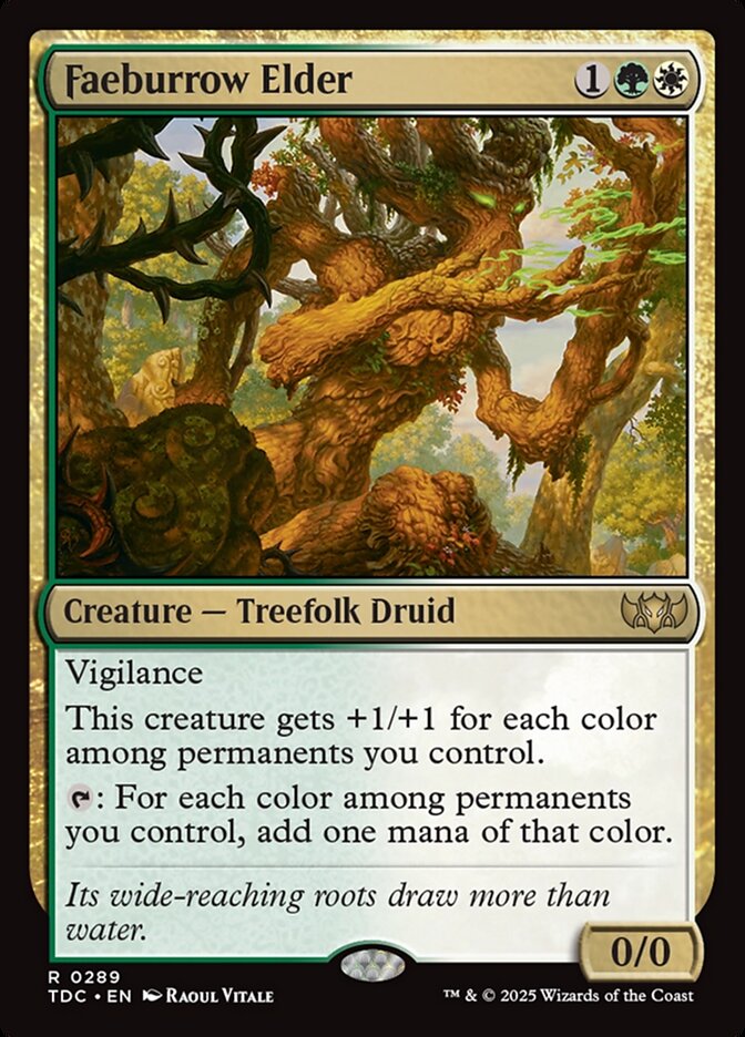 Faeburrow Elder 289 (Commander: Tarkir: Dragonstorm)  | Good Games Modbury