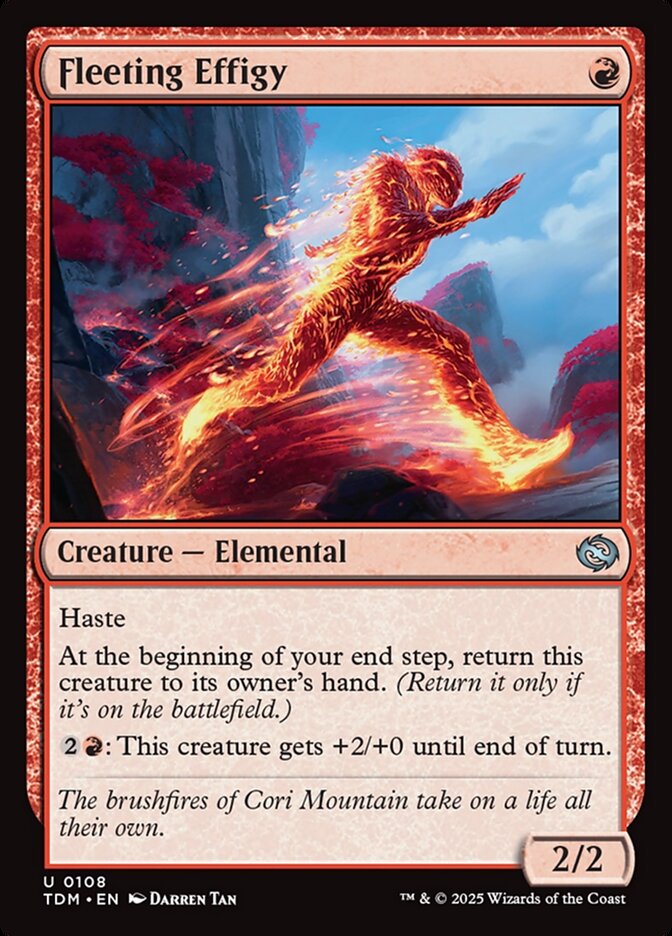 Fleeting Effigy 108/291 (Tarkir: Dragonstorm)  | Good Games Modbury