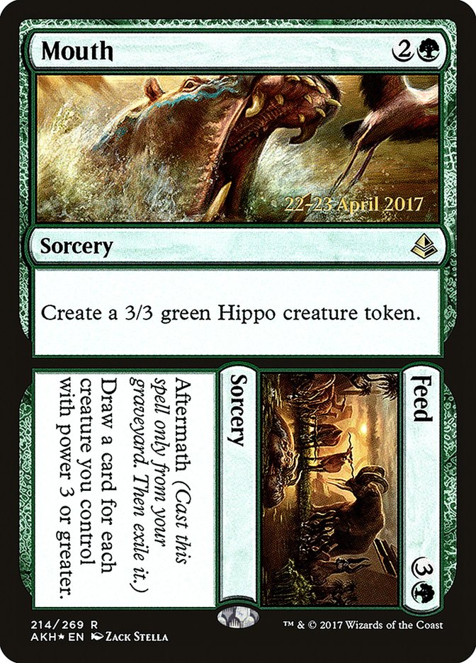 Mouth // Feed [Amonkhet Prerelease Promos] | Good Games Modbury