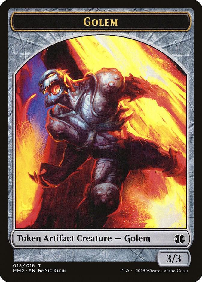 Golem Token 15/16 (Modern Masters 2015)  | Good Games Modbury