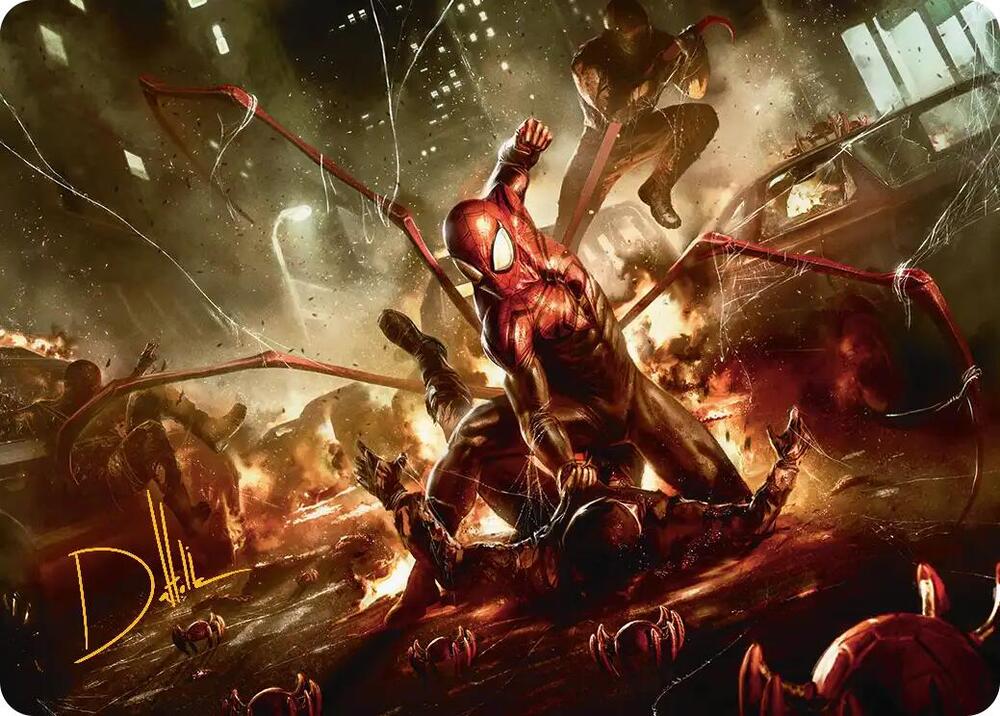 Superior Spider Man Art Card Gold Stamped Signature 32 (Art Series: Marvel's Spider-Man)  | Good Games Modbury