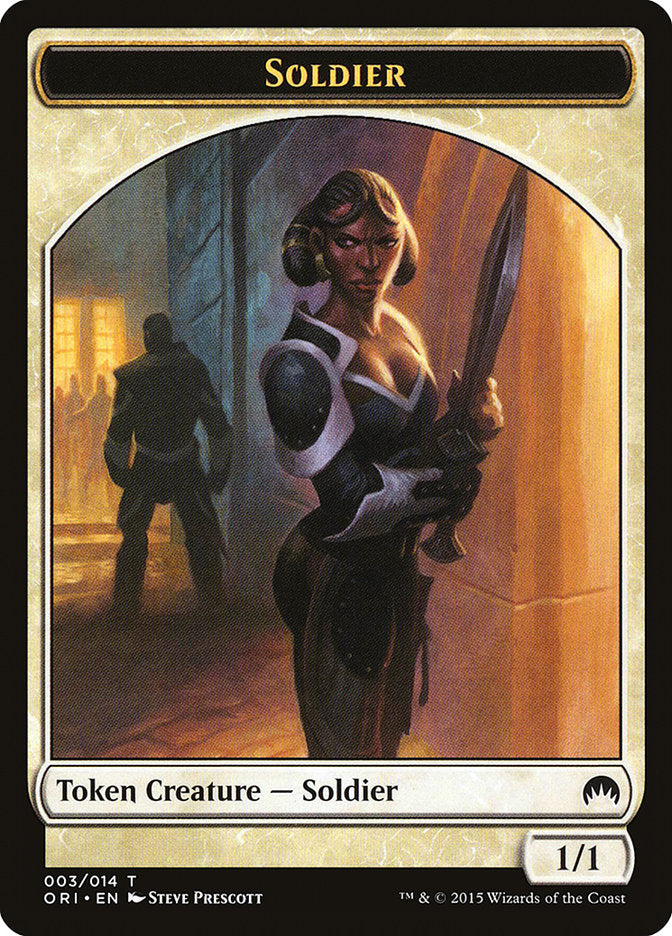 Soldier Token [Magic Origins Tokens] | Good Games Modbury