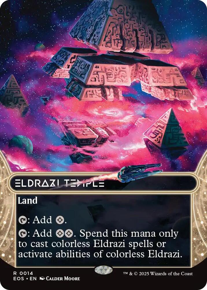 Eldrazi Temple  14 (Edge of Eternities: Stellar Sights)  - Borderless | Good Games Modbury