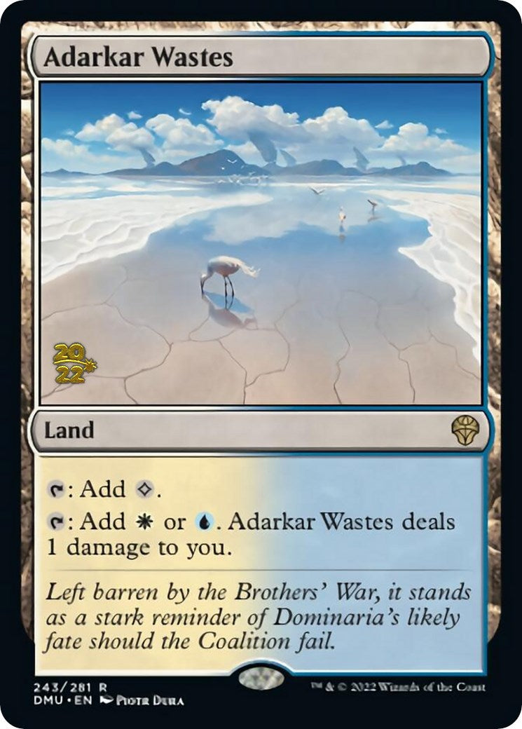 Adarkar Wastes [Dominaria United Prerelease Promos] | Good Games Modbury