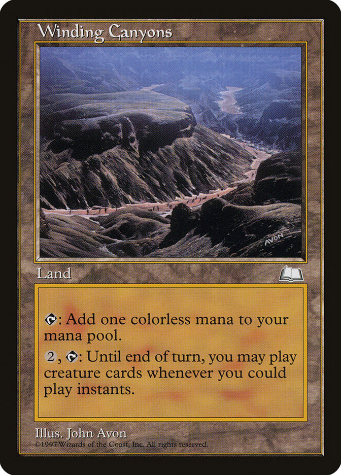 Winding Canyons 167/167 (Weatherlight)  | Good Games Modbury