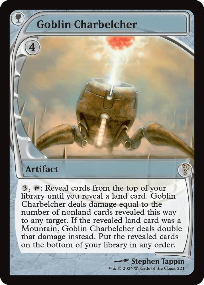 Goblin Charbelcher 221 (Mystery Booster 2)  - Future Sight Foil | Good Games Modbury