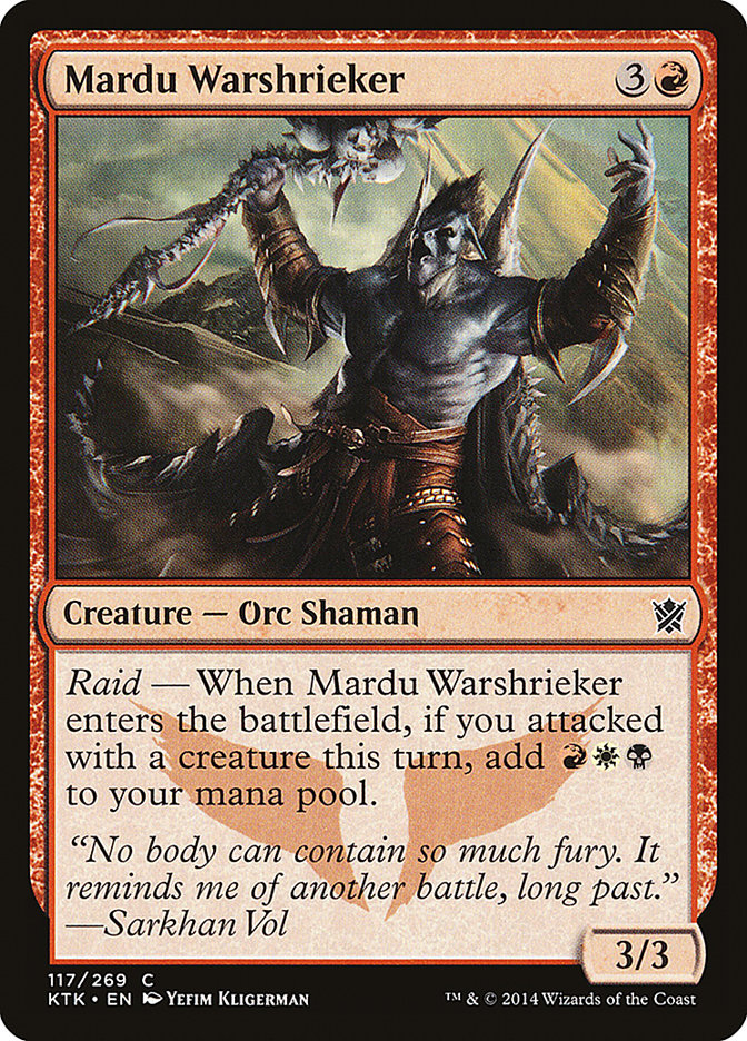 Mardu Warshrieker [Khans of Tarkir] | Good Games Modbury
