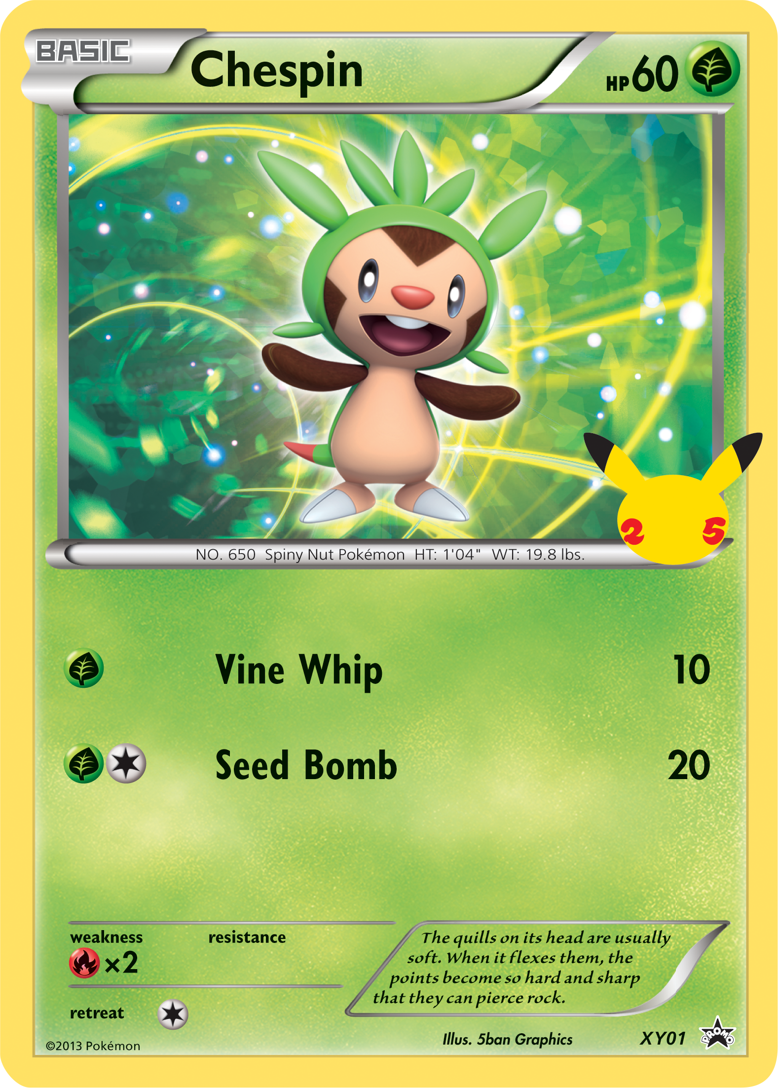 Chespin (XY01) [First Partner Pack] | Good Games Modbury