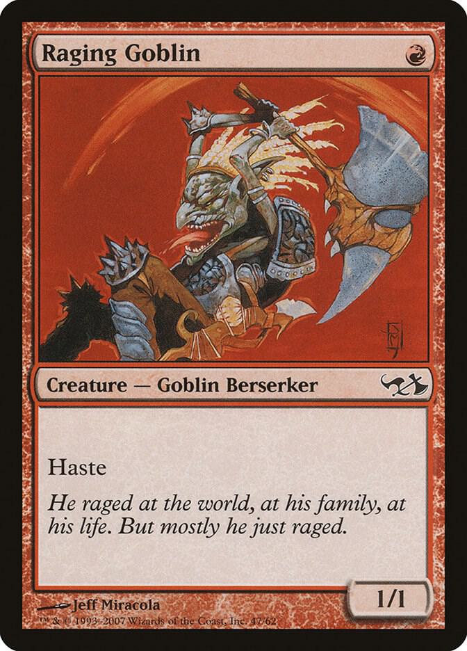 Raging Goblin 47/62 (Duel Decks: Elves vs. Goblins)  | Good Games Modbury