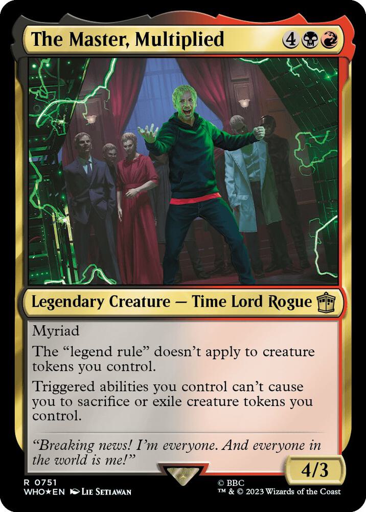 The Master, Multiplied 751/331 (Universes Beyond: Doctor Who)  - Surge Foil | Good Games Modbury