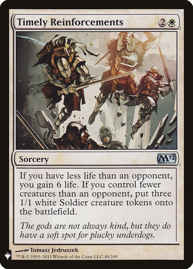 Timely Reinforcements M12-40/5075 (The List Reprints)  | Good Games Modbury