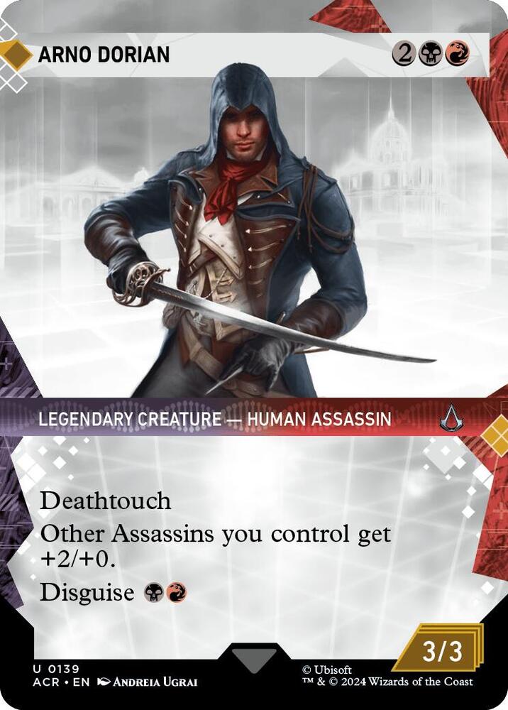 Arno Dorian 139/110 (Universes Beyond: Assassin's Creed)  - Showcase | Good Games Modbury