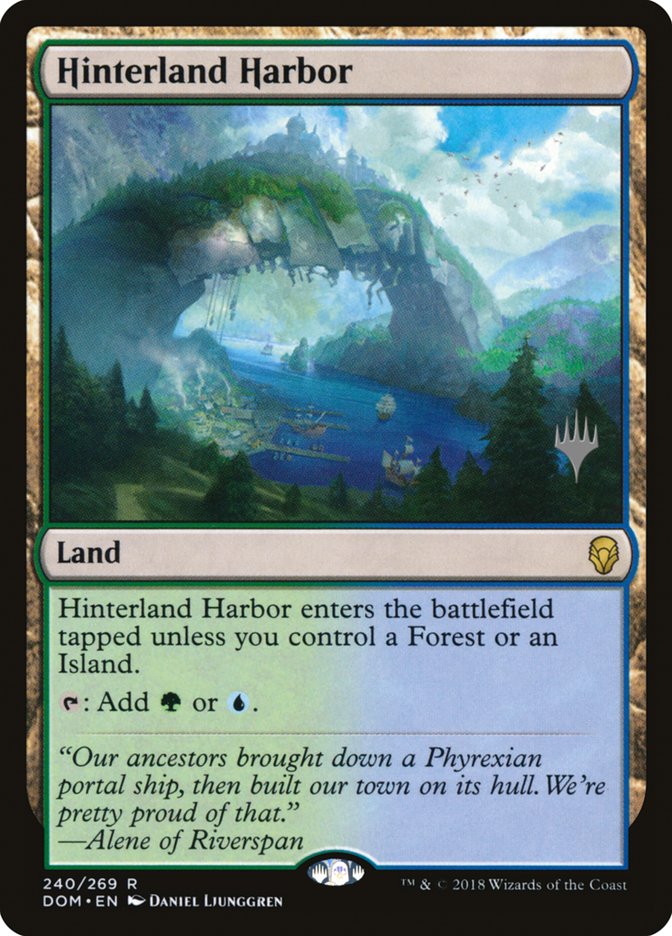 Hinterland Harbor (Promo Pack) [Dominaria Promos] | Good Games Modbury