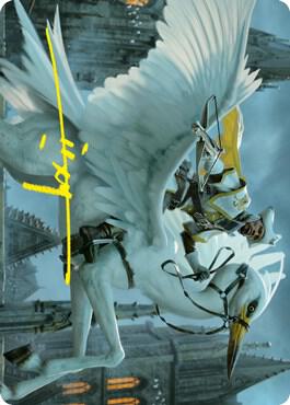 Gryff Rider Art Card Gold Stamped Signature 10 (Art Series: Innistrad: Crimson Vow)  | Good Games Modbury