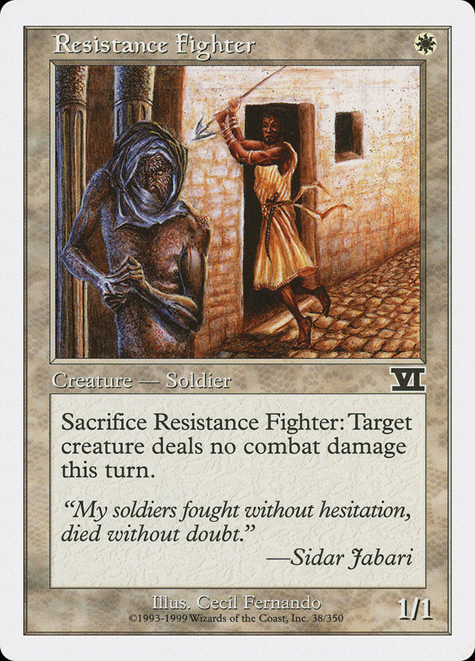 Resistance Fighter 38/350 (Classic Sixth Edition)  | Good Games Modbury