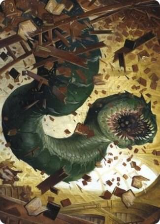 Bookwurm Art Card 14 (Art Series: Strixhaven)  | Good Games Modbury