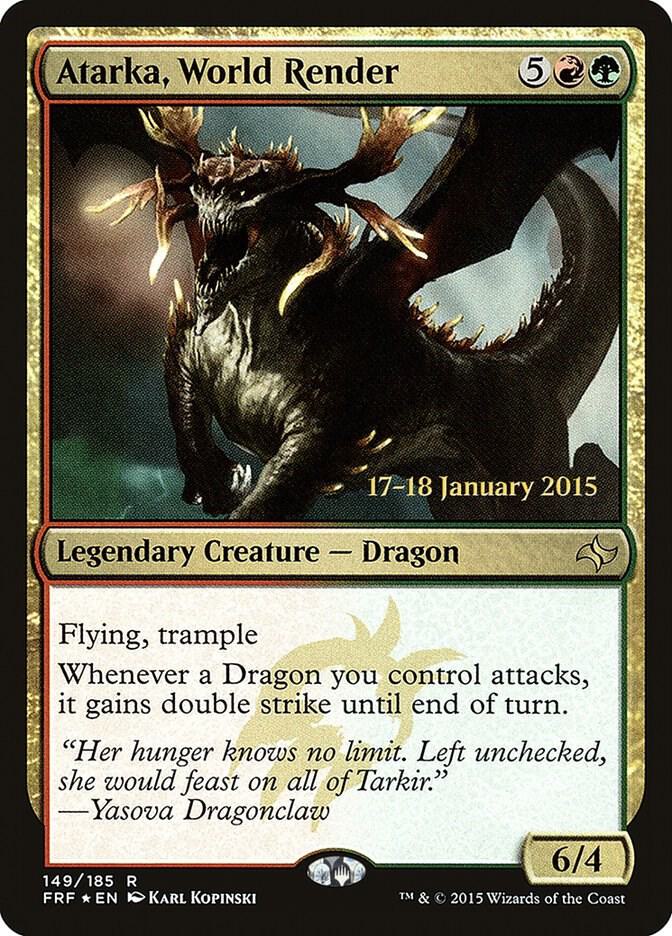 Atarka, World Render 149s/43 (Prerelease Cards)  - PreRelease Foil | Good Games Modbury