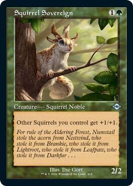 Squirrel Sovereign 415 (Modern Horizons 2)  - Retro Etched Foil | Good Games Modbury
