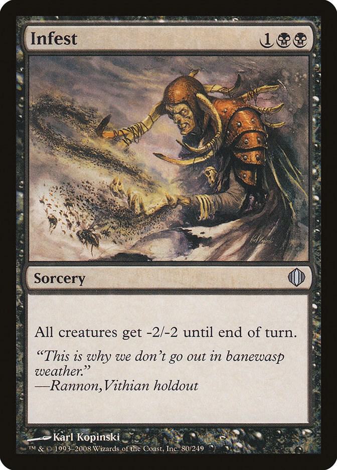 Infest 80/249 (Shards of Alara)  - Foil | Good Games Modbury