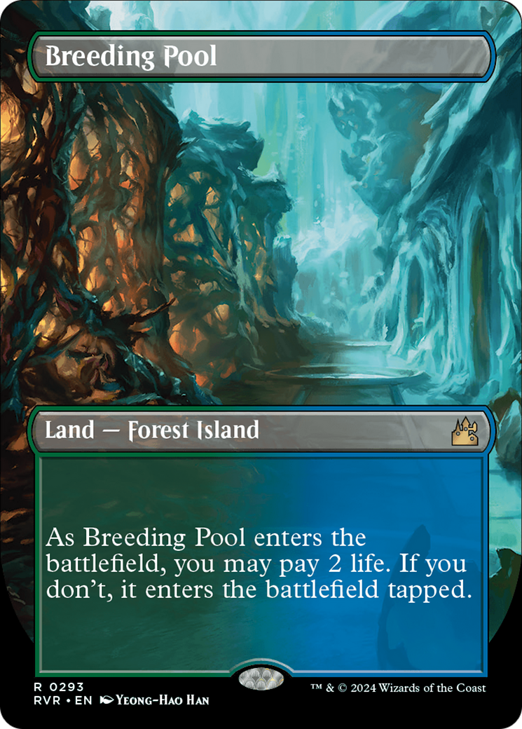 Breeding Pool (Borderless) [Ravnica Remastered] | Good Games Modbury