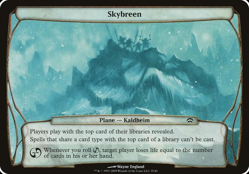 Skybreen Planechase 35/40 (Oversize Cards)  | Good Games Modbury