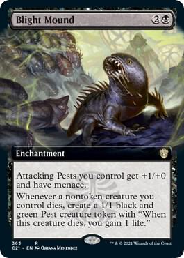 Blight Mound Extended Art 363/81 (Commander 2021)  | Good Games Modbury