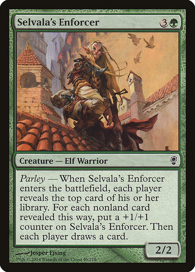 Selvala's Enforcer 40/210 (Conspiracy)  - Foil | Good Games Modbury