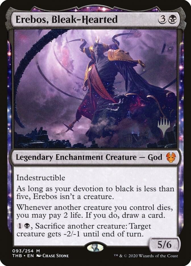 Erebos Bleak Hearted 93 (Promo Pack: Theros Beyond Death)  - Foil | Good Games Modbury