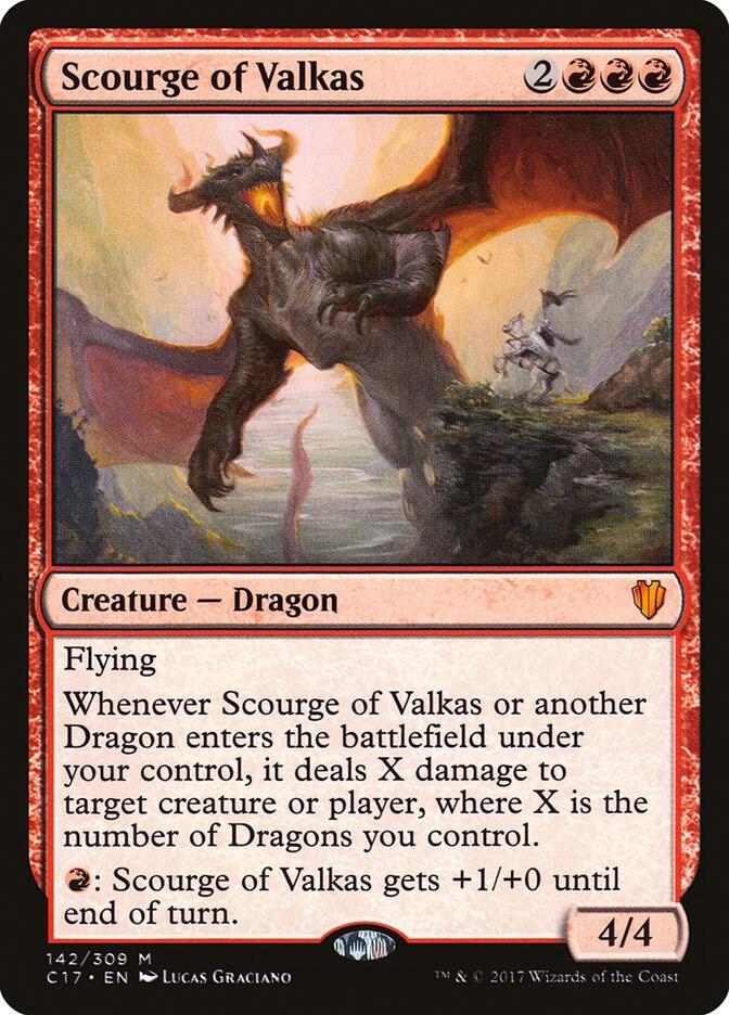 Scourge of Valkas 142/309 (Commander 2017)  | Good Games Modbury