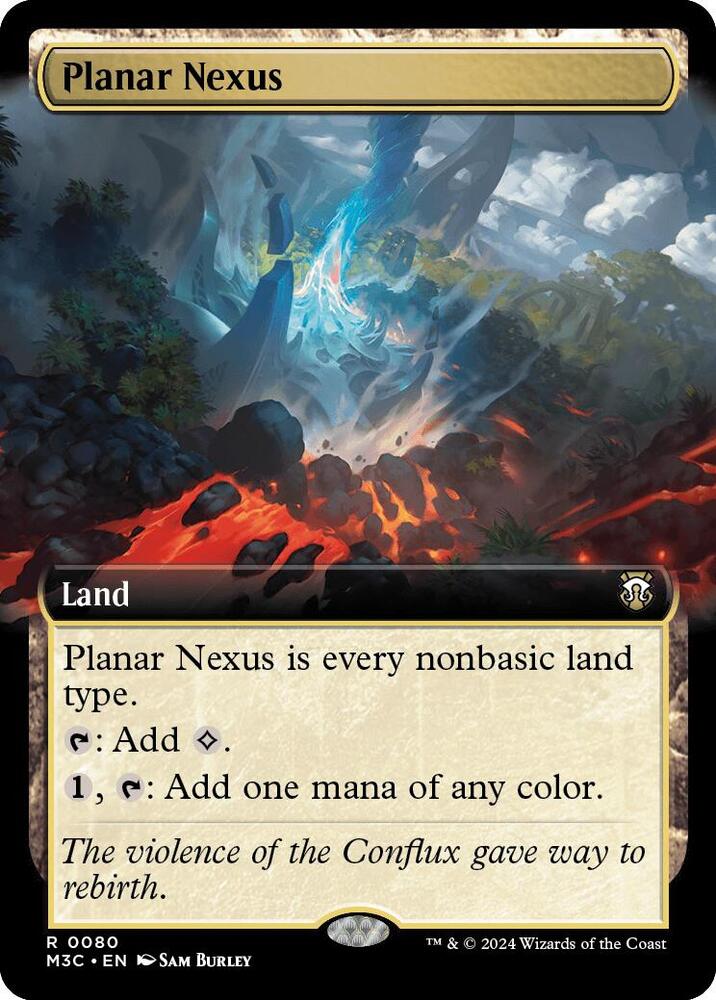 Planar Nexus 80/411 (Commander: Modern Horizons 3)  - Extended Art Ripple Foil | Good Games Modbury