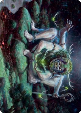 Myojin of Towering Might Art Card 34 (Art Series: Kamigawa: Neon Dynasty)  | Good Games Modbury