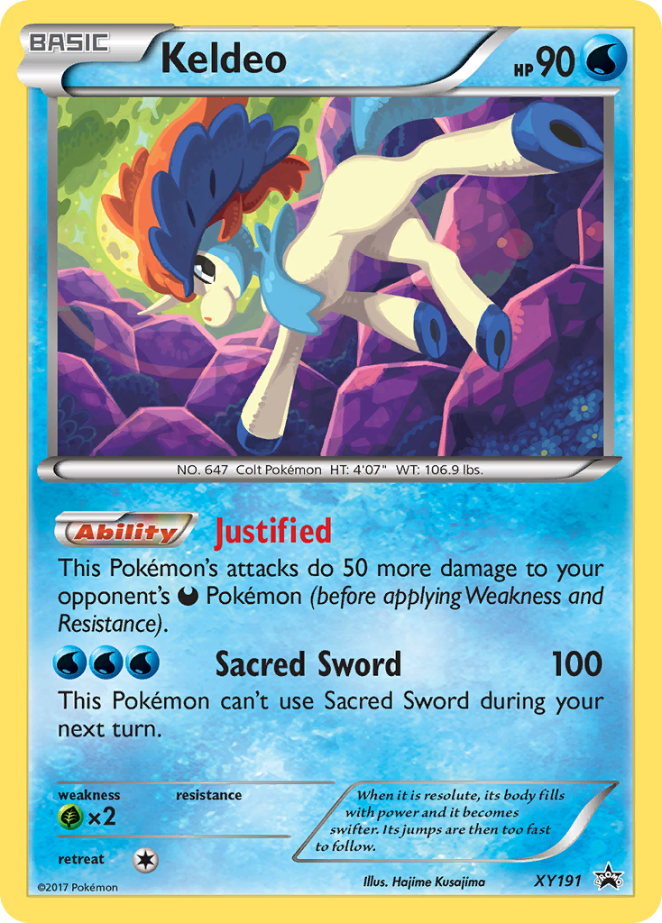 Keldeo (XY191) [XY: Black Star Promos] | Good Games Modbury