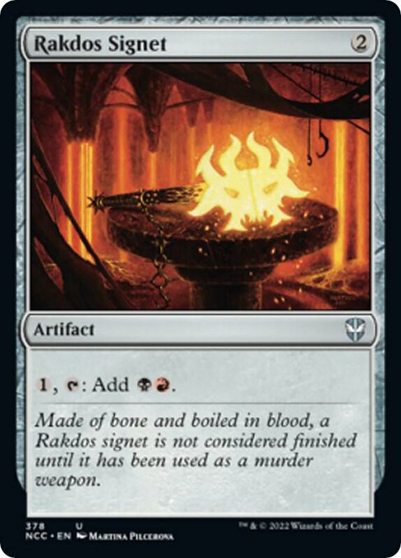 Rakdos Signet 378 (Commander: Streets of New Capenna)  | Good Games Modbury