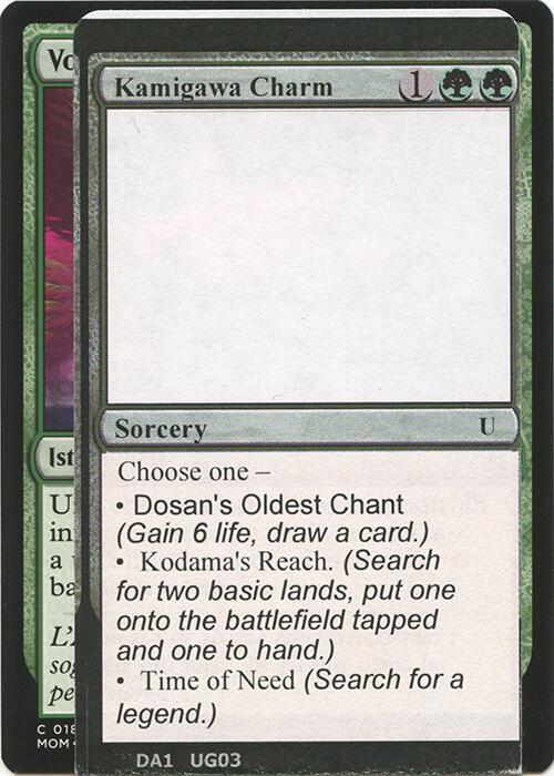 Kamigawa Charm UG03b/477 (Un-Known Event Playtest Cards)  | Good Games Modbury