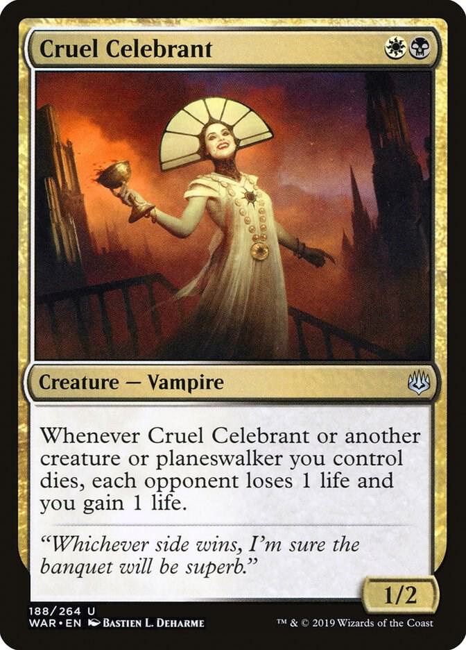 Cruel Celebrant 188 (War of the Spark)  | Good Games Modbury